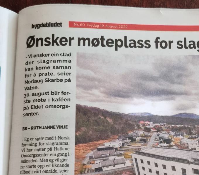 Fra Bygdebladet.